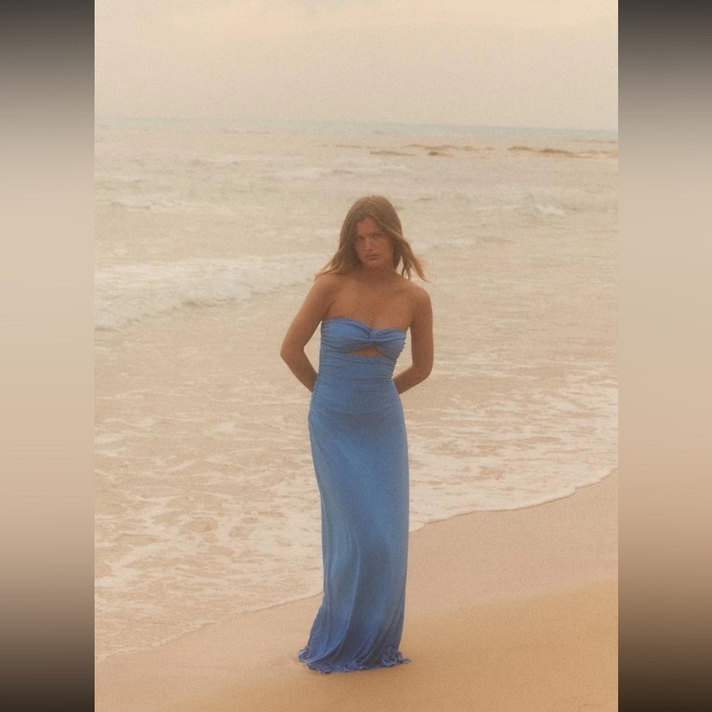 Zara Blue Maxi Dress